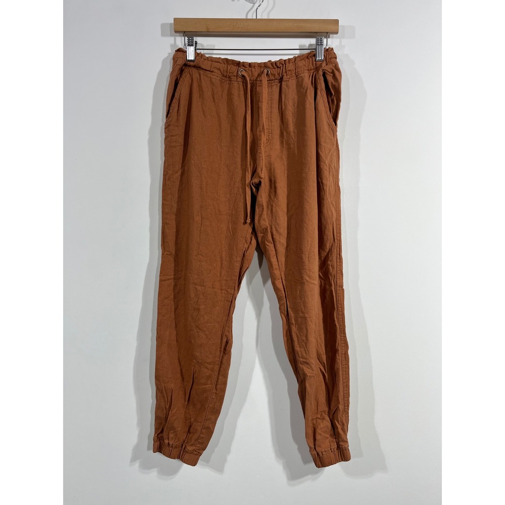 Sanctuary Utility Fisherman Linen Blend Drawstring Jogger Pants Women Small Boho